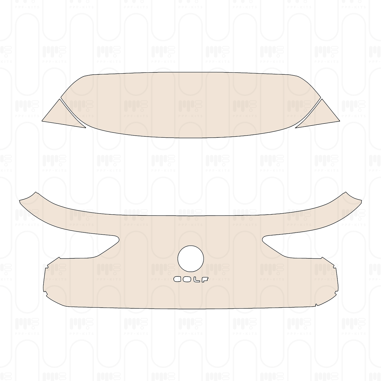 Pre-Cut PPF Volkswagen Golf Base 2024