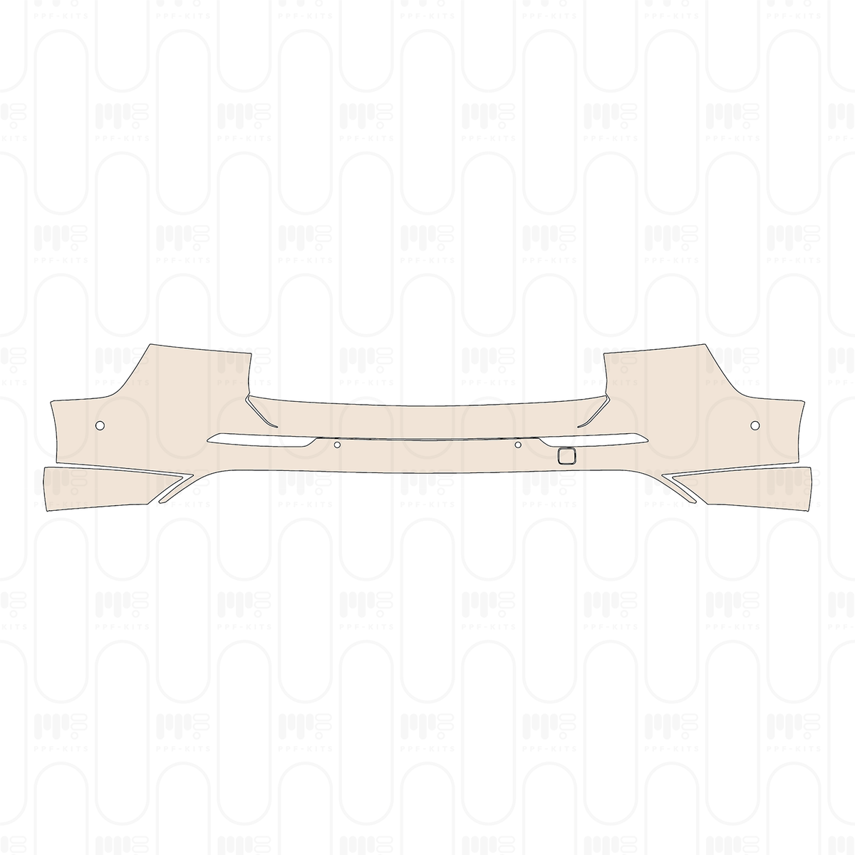 Pre-cut PPF pattern: Trunk Lid - Volvo V60 Recharge 2024