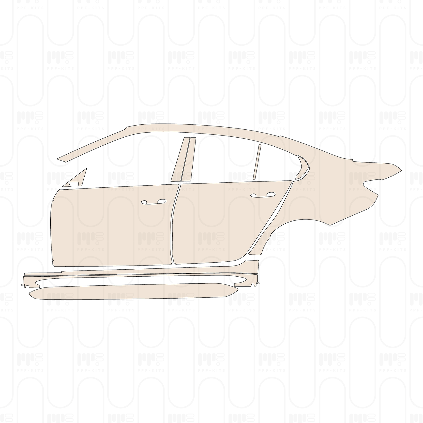 Pre-Cut PPF BMW 3 Series Sedan M3 2025