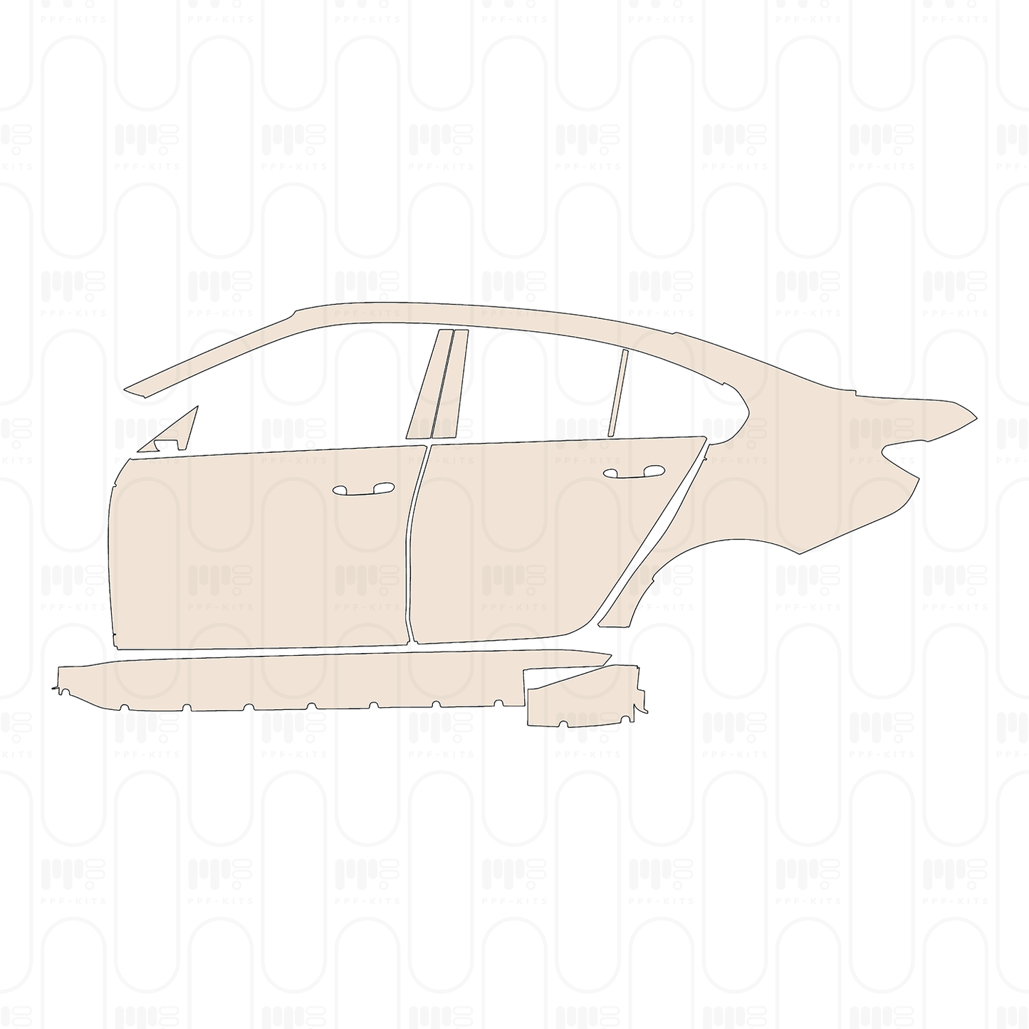 Pre-Cut PPF BMW 3 Series Sedan M3 2025