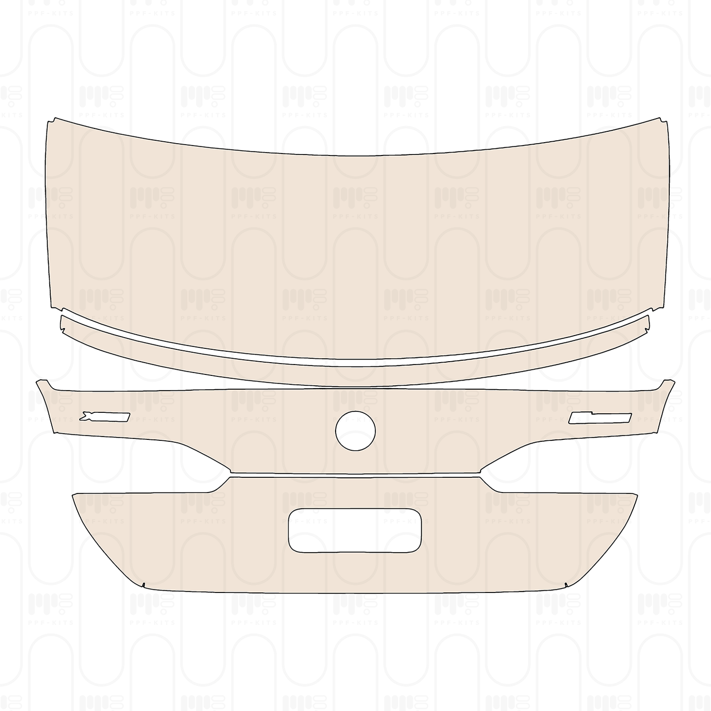 Pre-Cut PPF BMW i5 Sedan Standard Wheelbase Base 2024