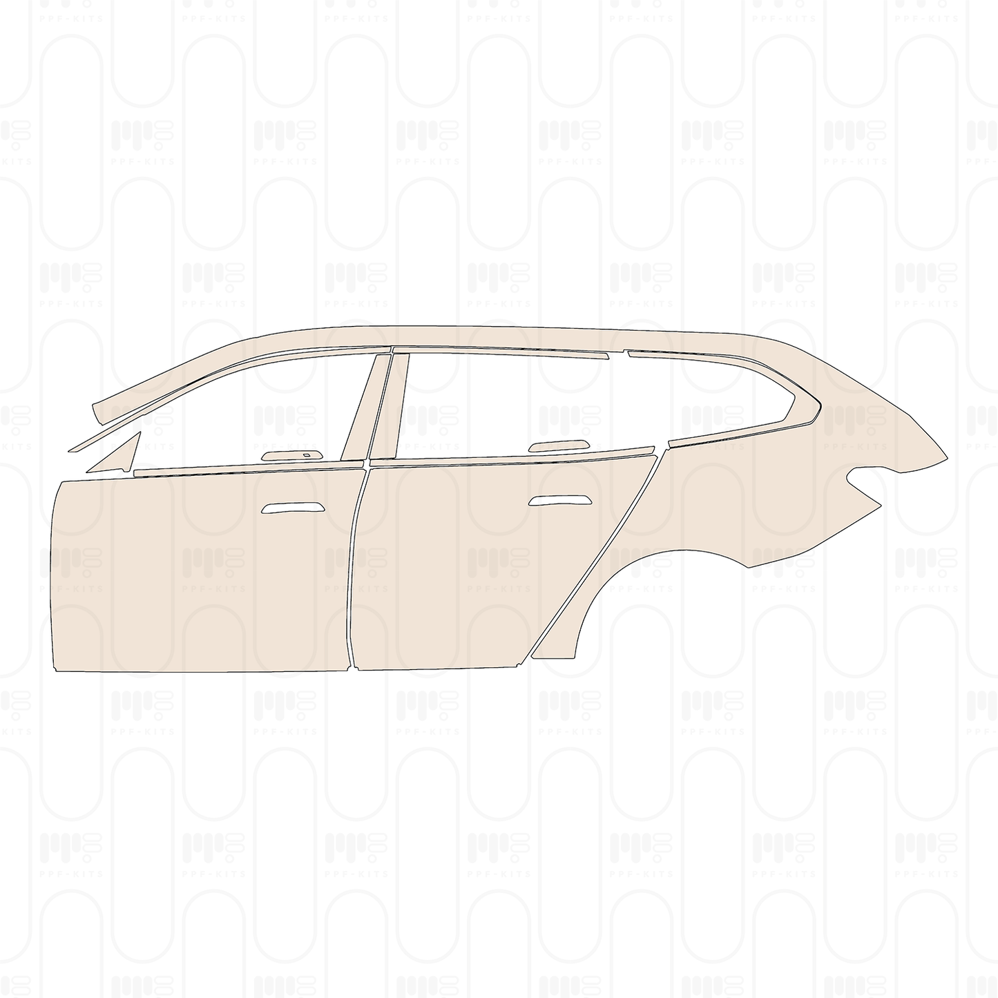 Pre-Cut PPF BMW 5 Series Touring Base 2024