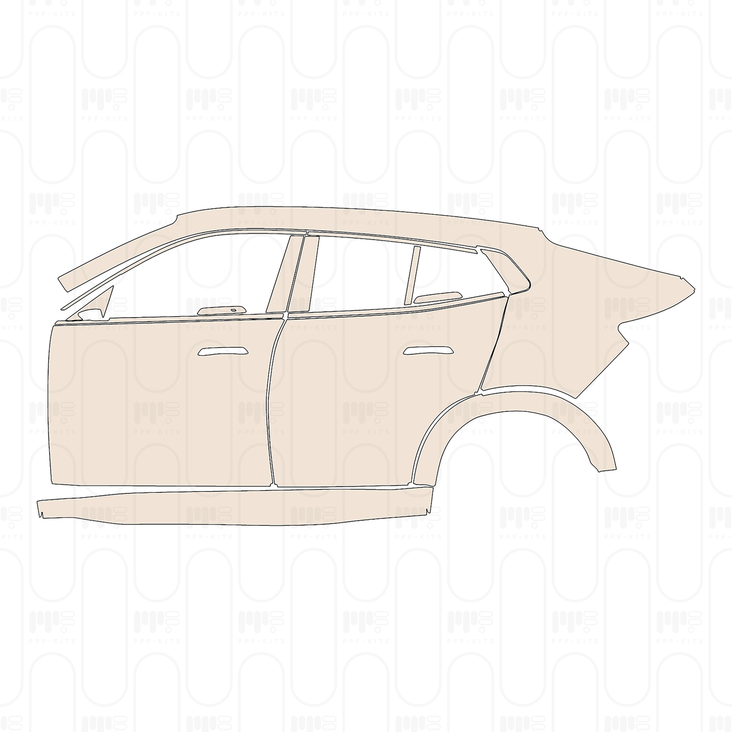 Pre-Cut PPF BMW X2 M35i 2024