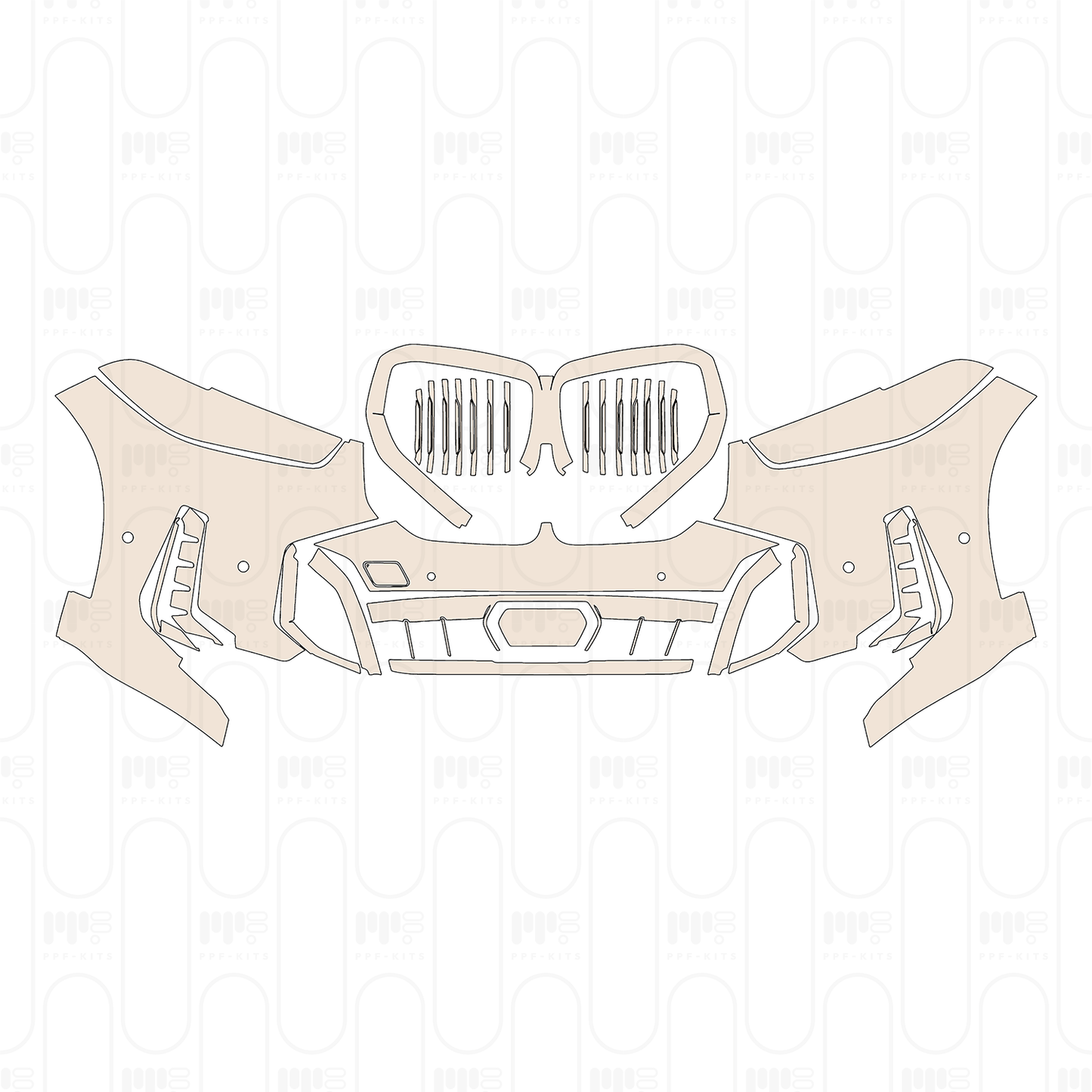 Pre-Cut PPF BMW X5 Standard Wheelbase M Sport 2025