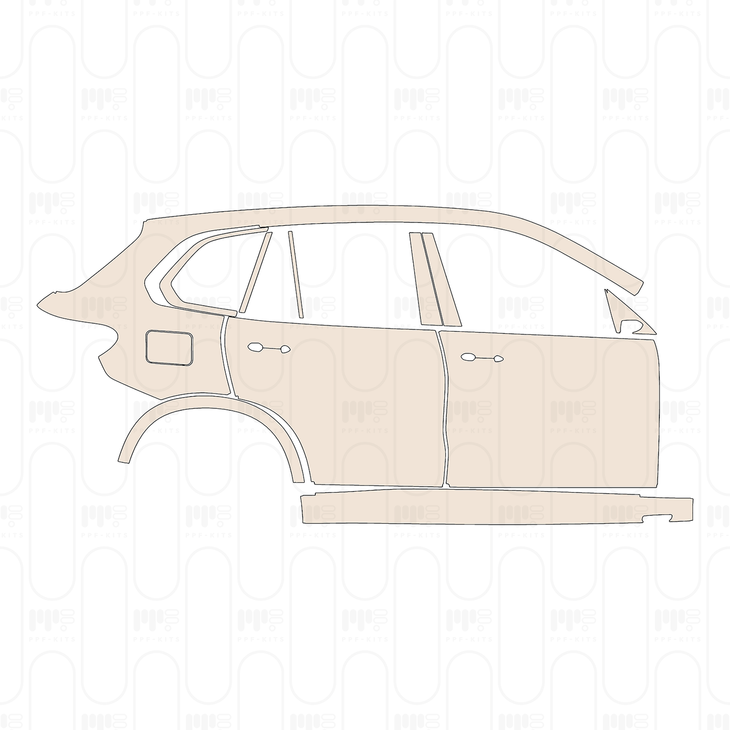 Pre-Cut PPF BMW X5 Standard Wheelbase M Sport 2025