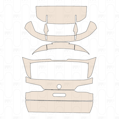 Pre-Cut PPF BMW X5 Standard Wheelbase M Sport 2025