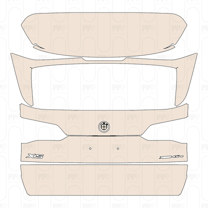 Pre-Cut PPF BMW X5 Standard Wheelbase M Sport 2025