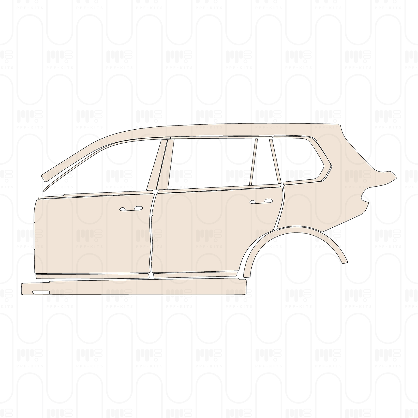 Pre-Cut PPF BMW X7 Luxury 2024