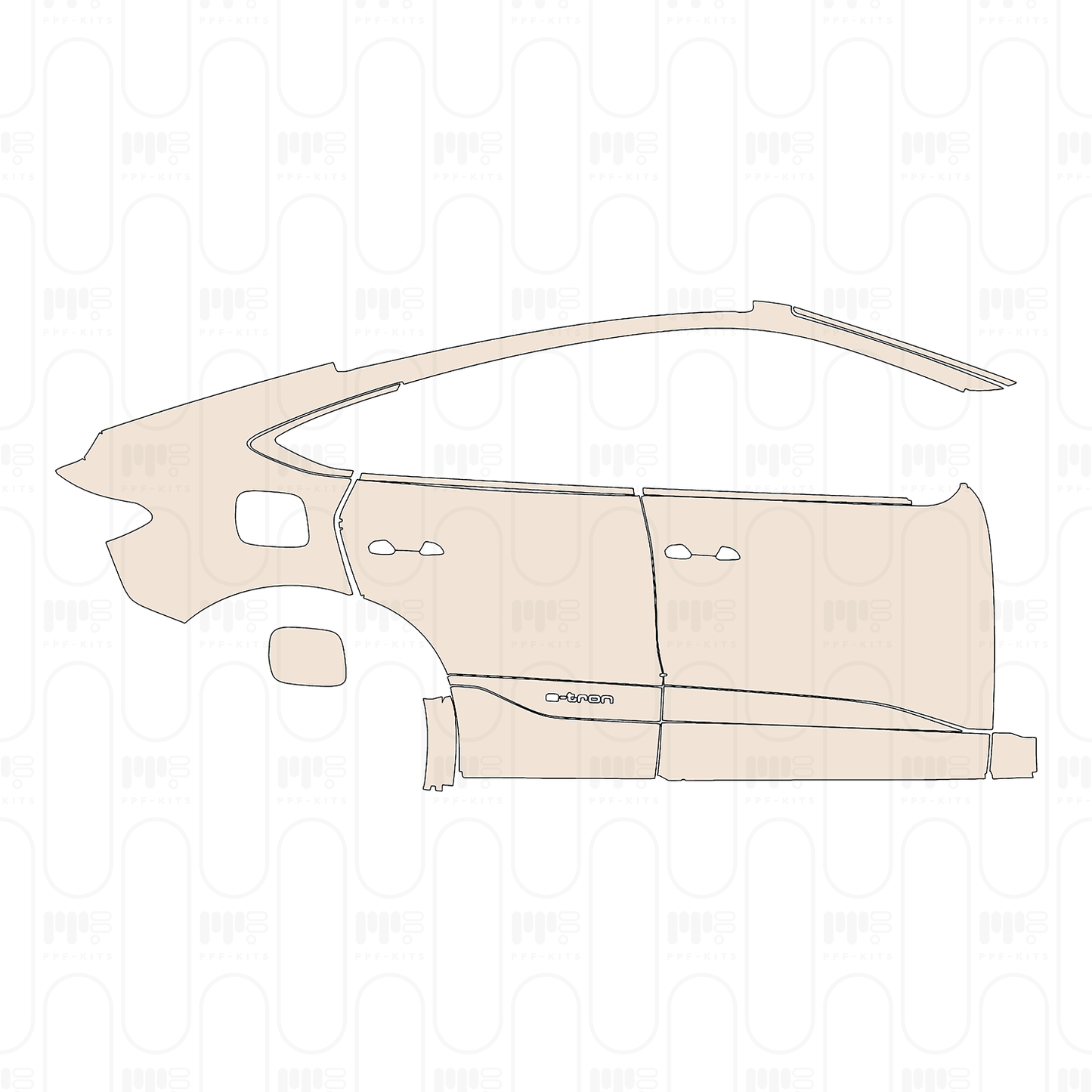 Pre-Cut PPF Audi Q6 e-tron Sportback Base 2026