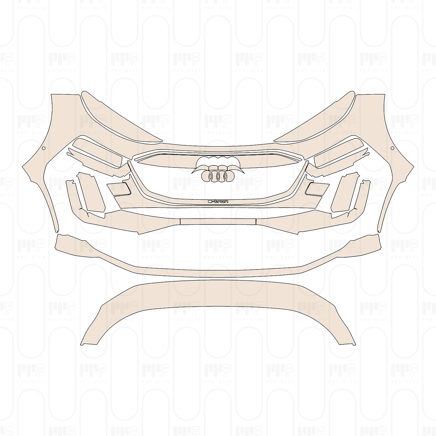 Pre-Cut PPF Audi Q6 e-tron Sportback S-Line 2026