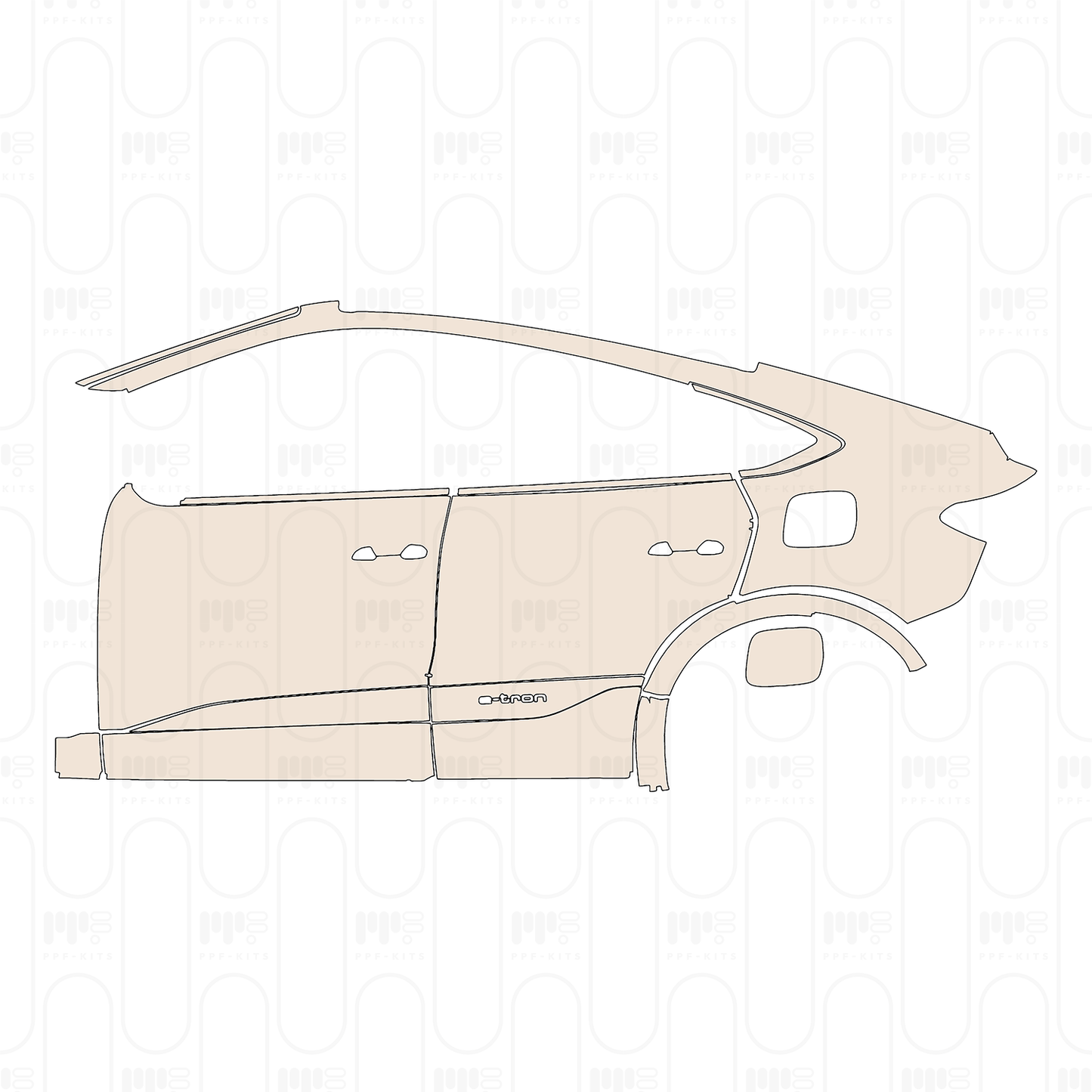 Pre-Cut PPF Audi Q6 e-tron Sportback S-Line 2026