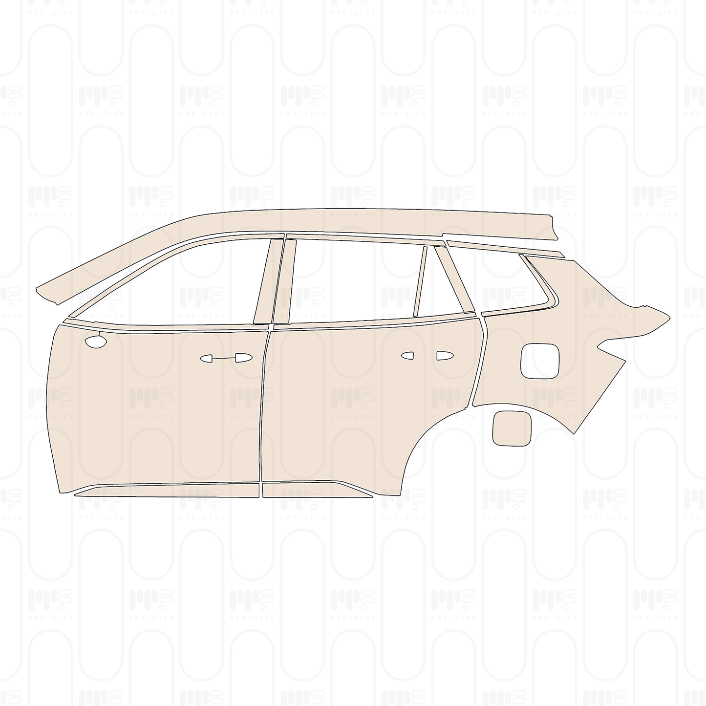 Pre-Cut PPF Ford Equator Sport 2026