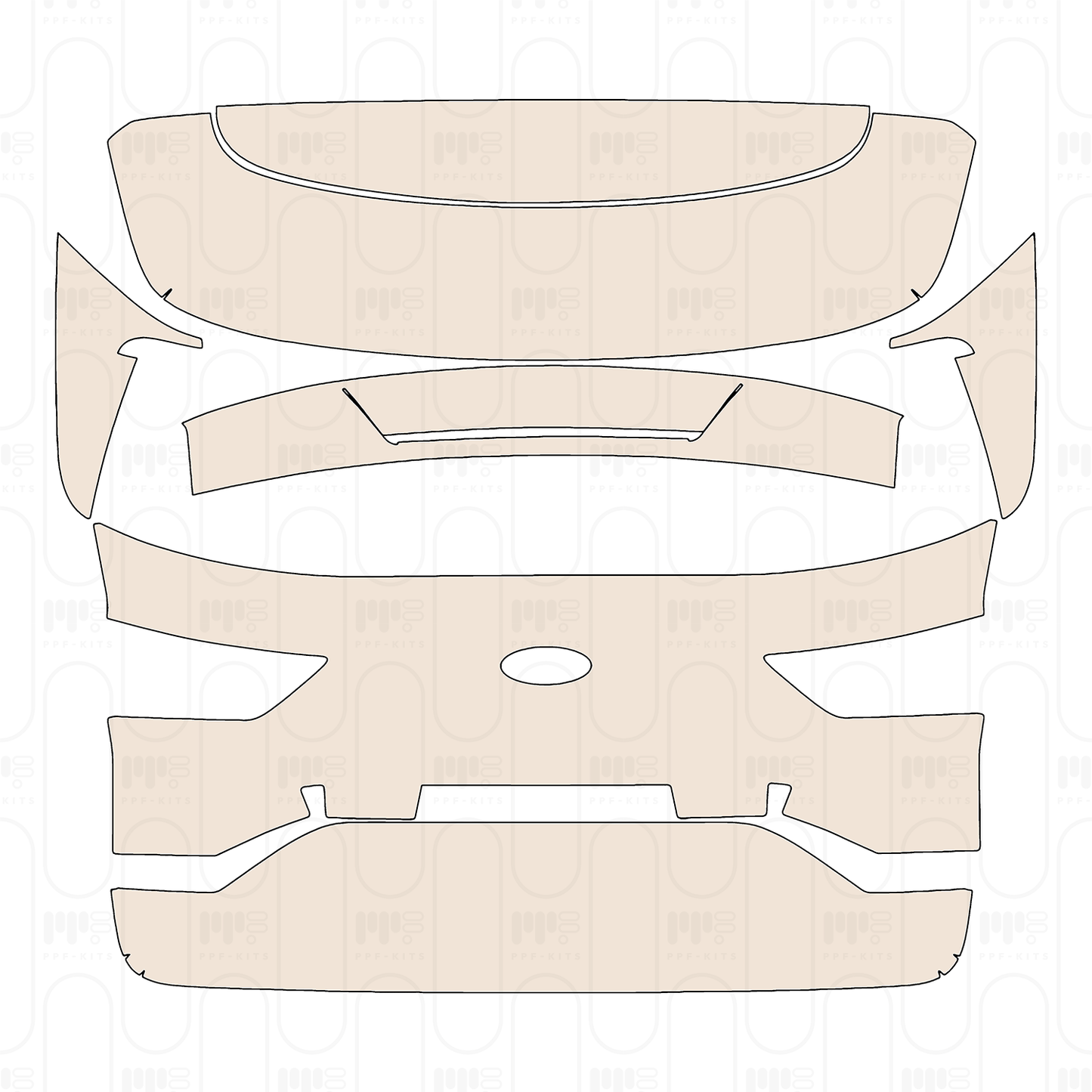 Pre-Cut PPF Ford Territory (SEA) 2026