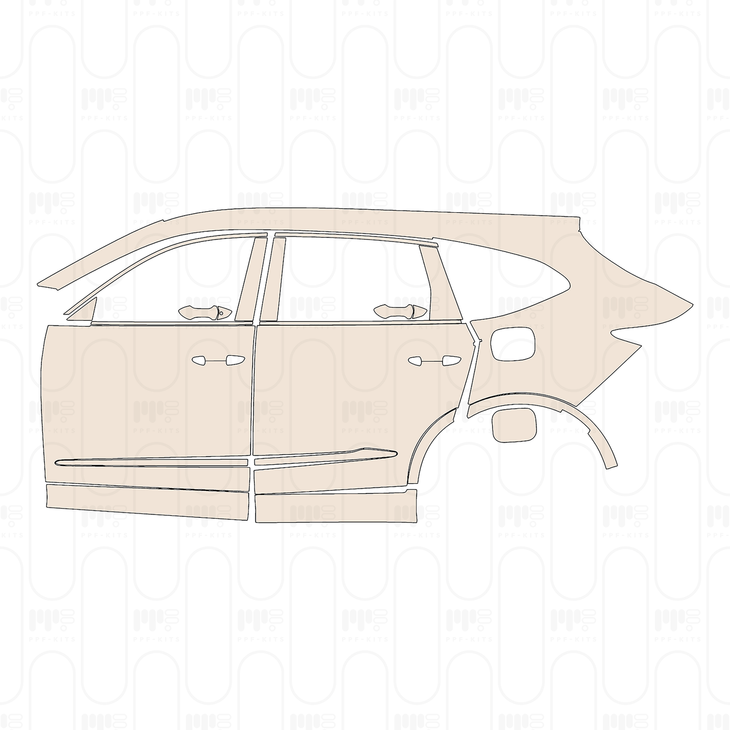 Pre-Cut PPF Acura MDX A-Spec 2023