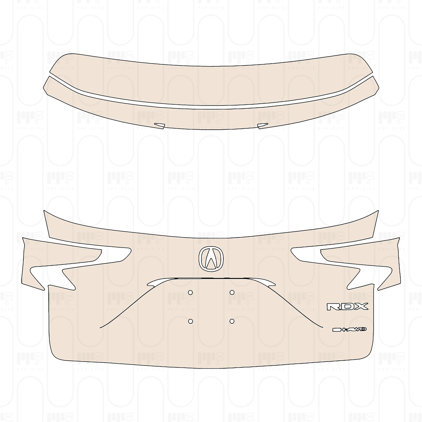 Pre-Cut PPF Acura RDX 2022