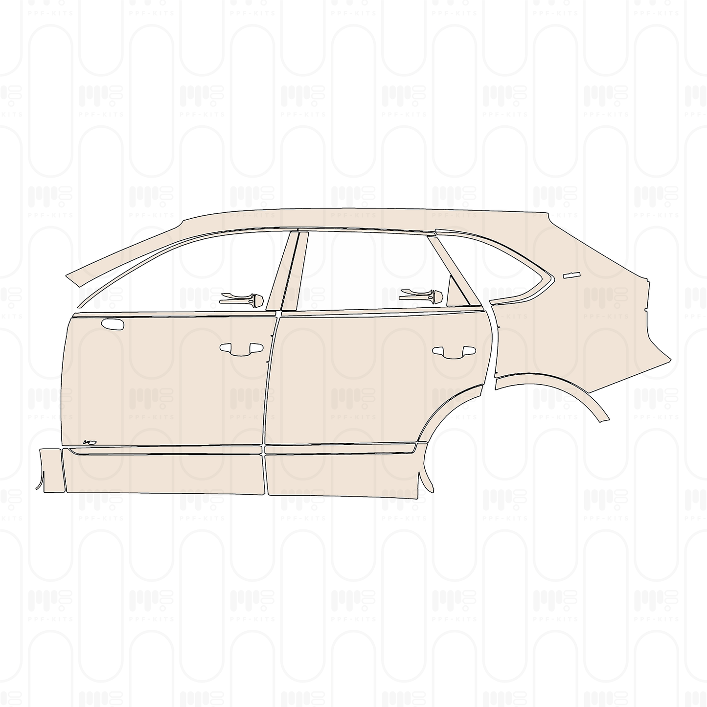 Pre-Cut PPF Bentley Bentayga Standard Wheelbase First Edition 2021