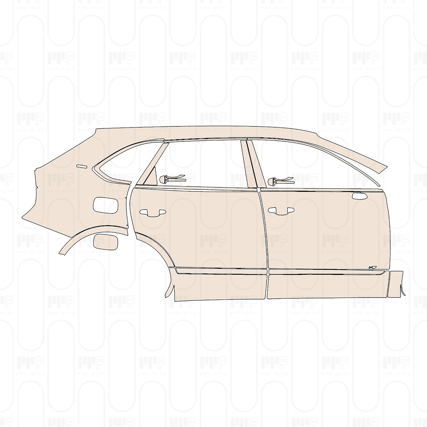 Pre-Cut PPF Bentley Bentayga Standard Wheelbase First Edition 2021