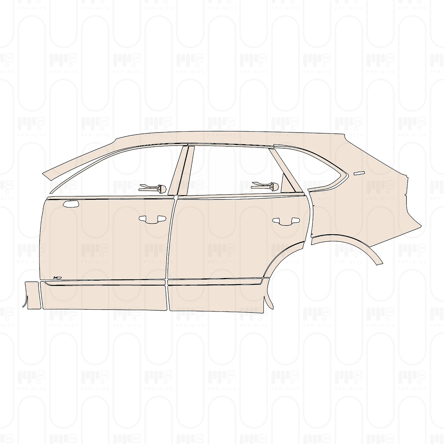 Pre-Cut PPF Bentley Bentayga Standard Wheelbase First Edition 2021