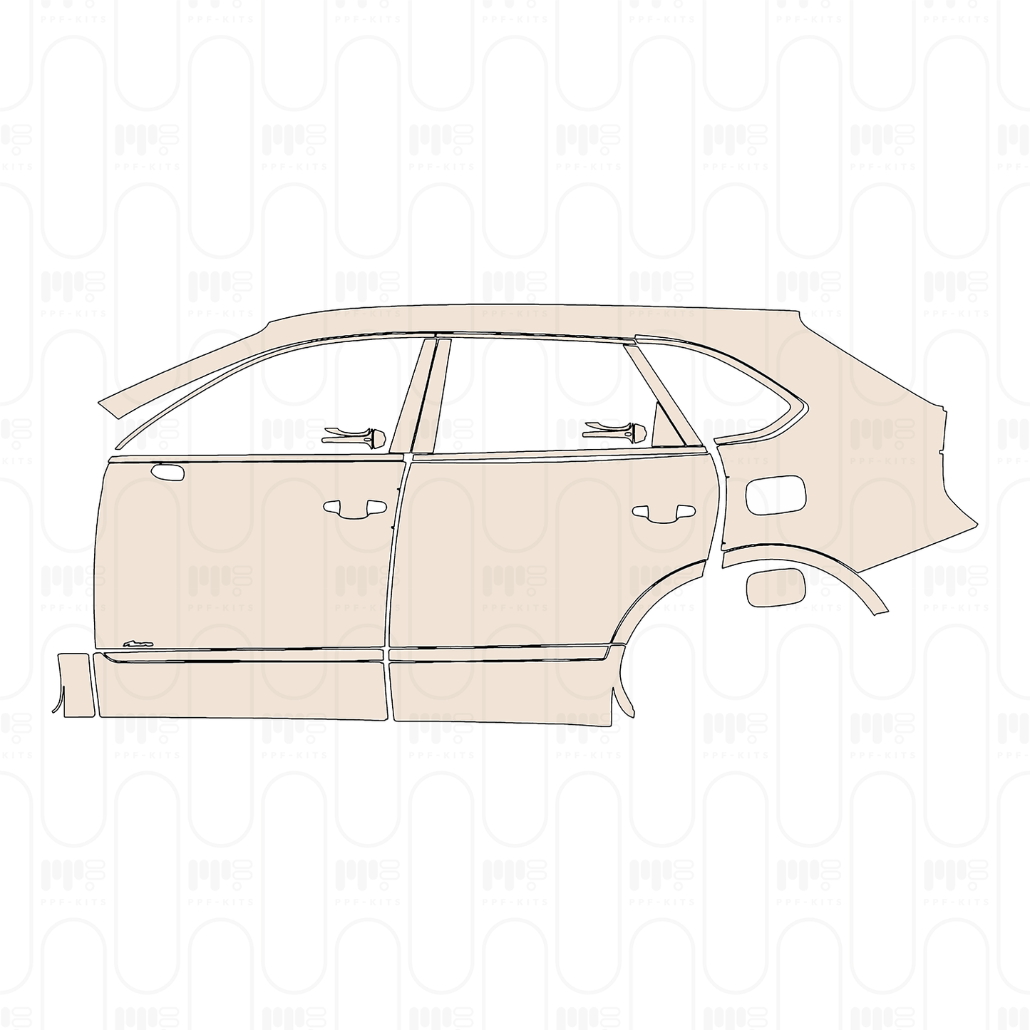 Pre-Cut PPF Bentley Bentayga Standard Wheelbase Azure 2023