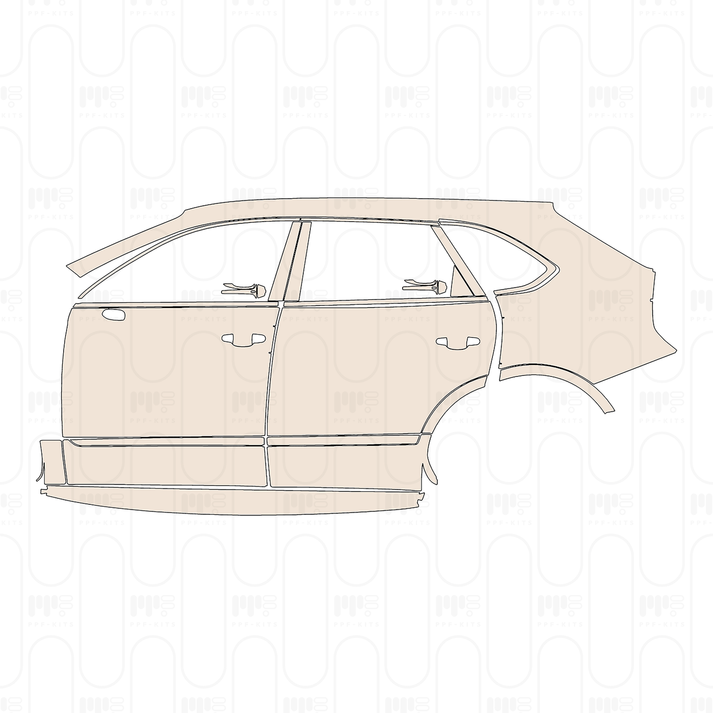 Pre-Cut PPF Bentley Bentayga Standard Wheelbase Speed 2024