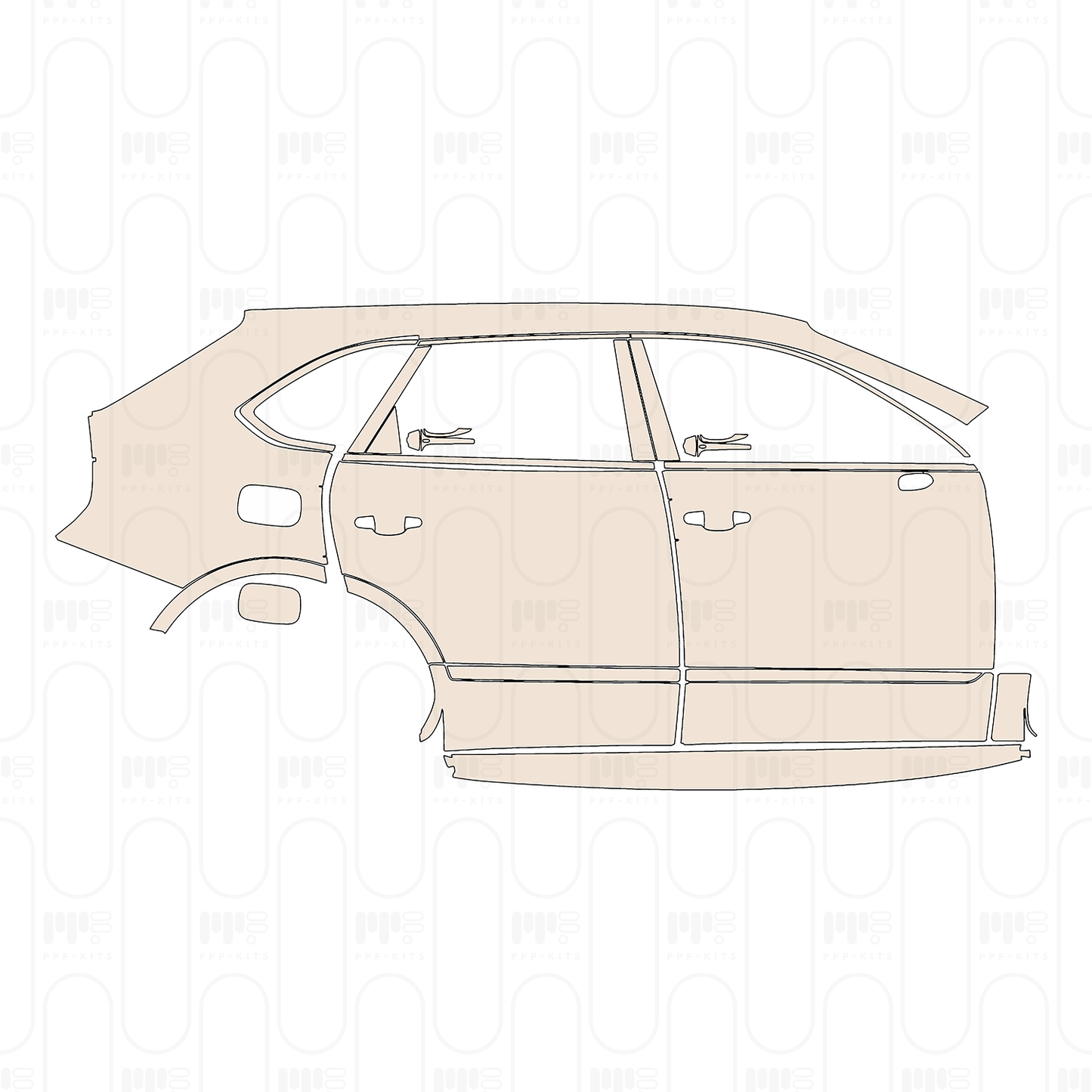 Pre-Cut PPF Bentley Bentayga Standard Wheelbase Speed 2024