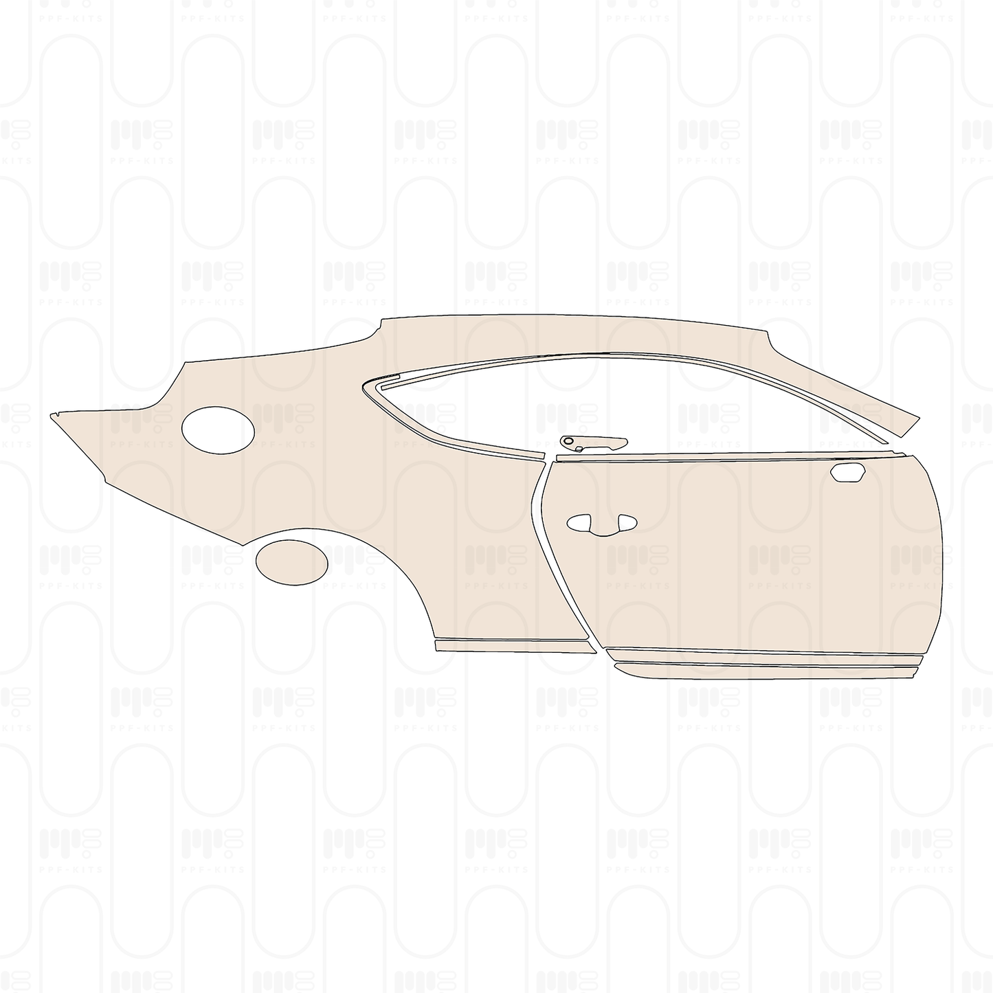 Pre-Cut PPF Bentley Continental GT Coupe 2021