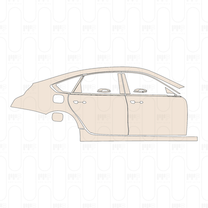 Pre-Cut PPF Cadillac CT6 2023