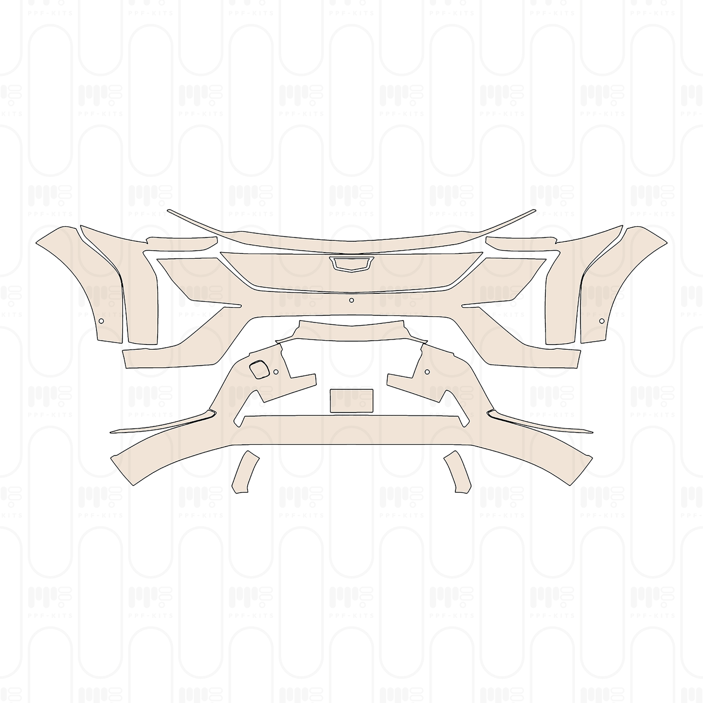 Pre-Cut PPF Cadillac OPTIQ 2024