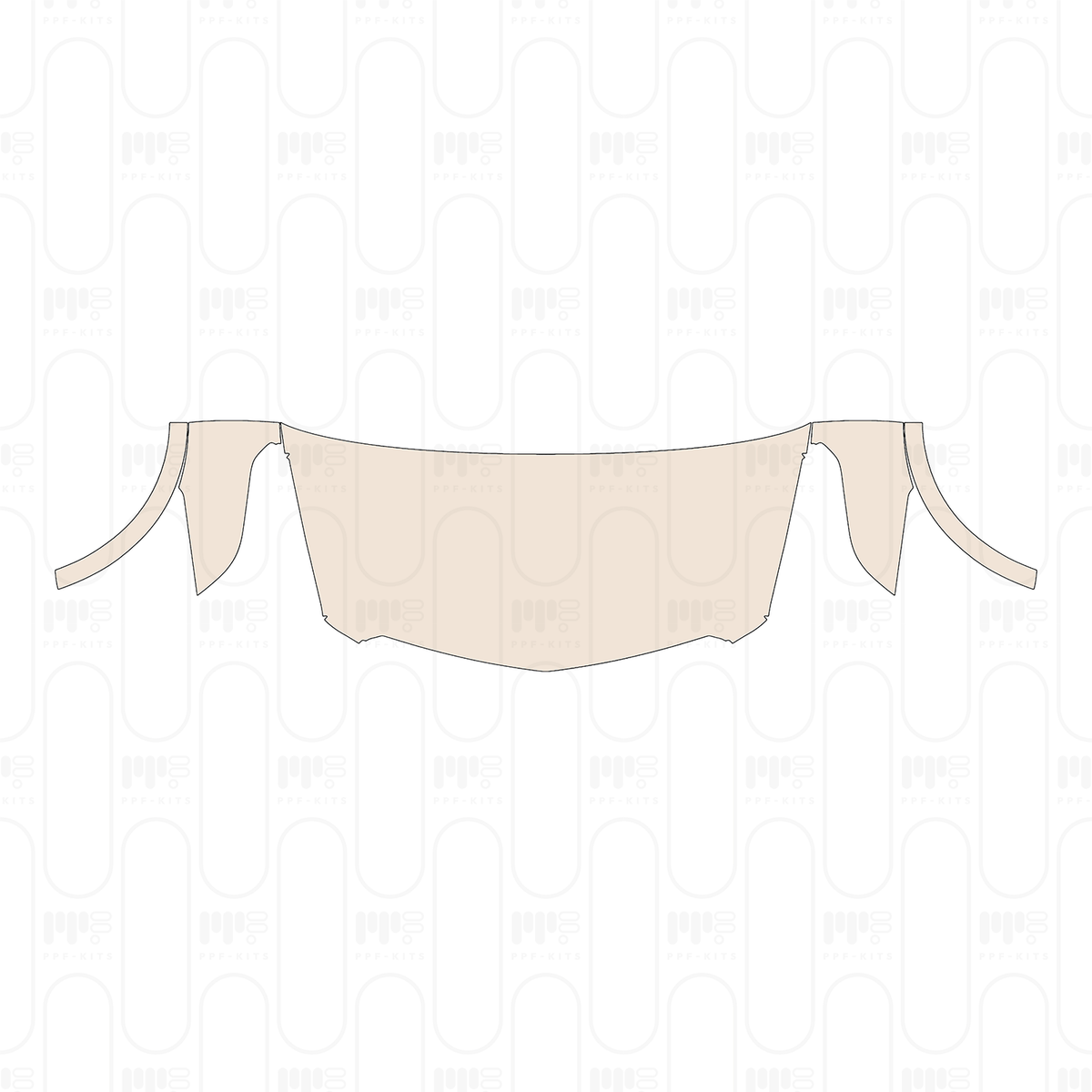 Pre-cut PPF pattern: Hood + Fender - Cadillac