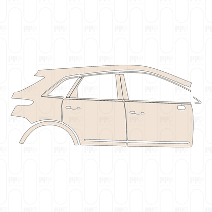 Pre-Cut PPF Cadillac XT5 (US) 2022