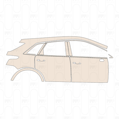 Pre-Cut PPF Cadillac XT5 (US) 2022