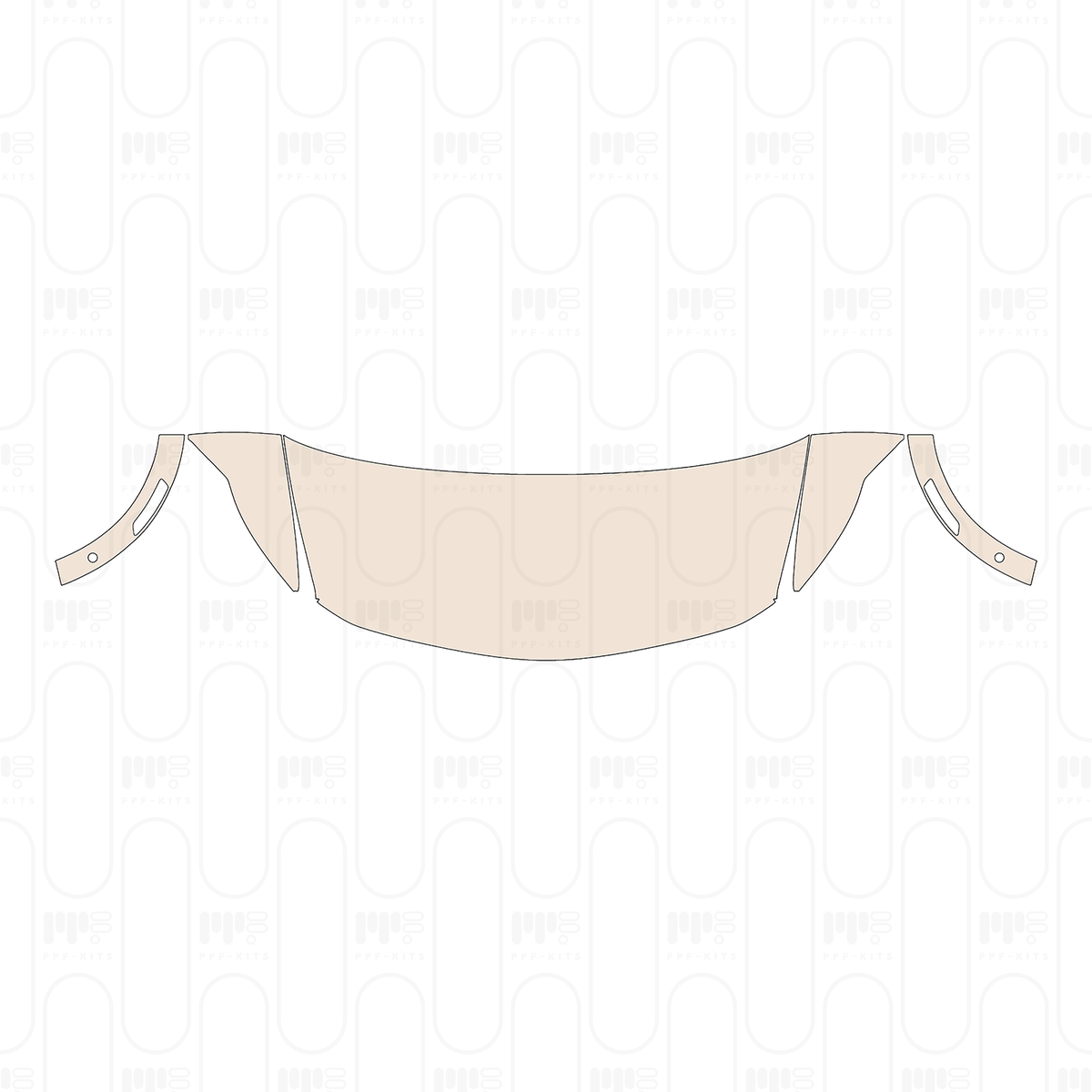 Pre-cut PPF pattern: Hood + Fender - Chevrolet