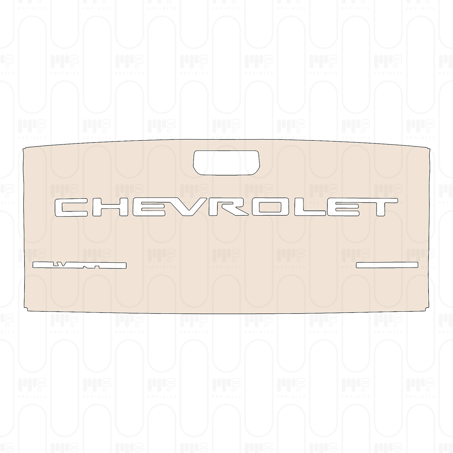 Pre-Cut PPF Chevrolet Silverado 1500 Custom 2022