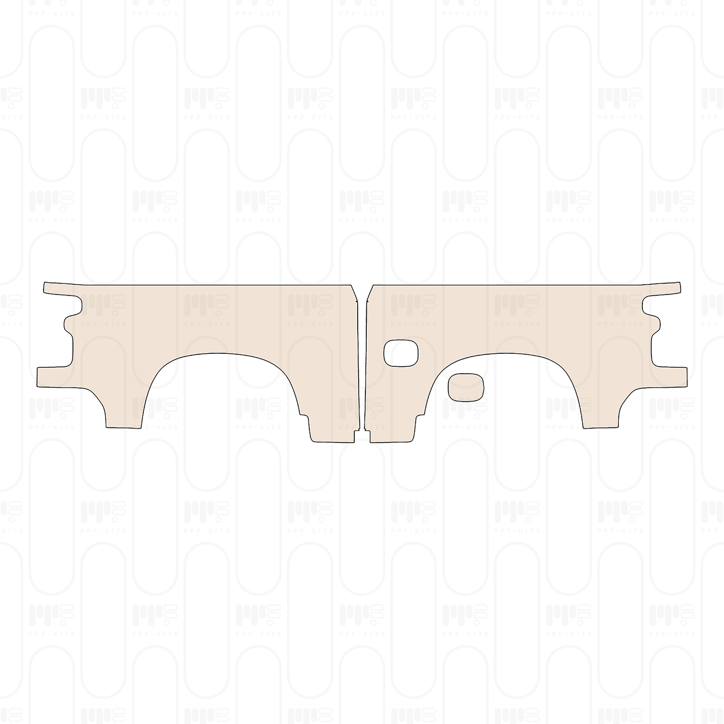 Pre-Cut PPF Chevrolet Silverado 1500 Custom 2022