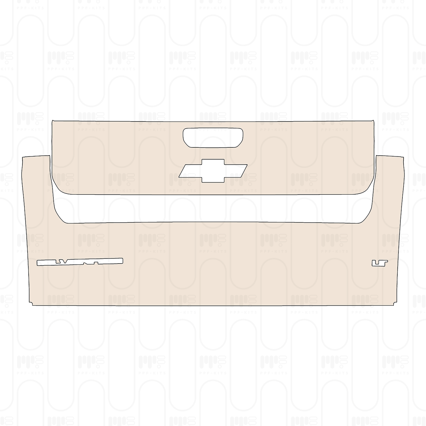 Pre-Cut PPF Chevrolet Silverado 1500 LT 2022