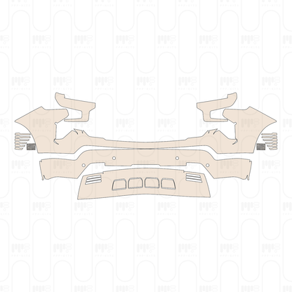 Pre-Cut PPF Chevrolet Silverado 1500 High Country 2022
