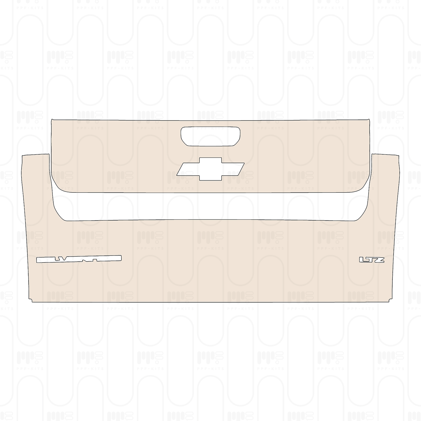Pre-Cut PPF Chevrolet Silverado 1500 LTZ 2022