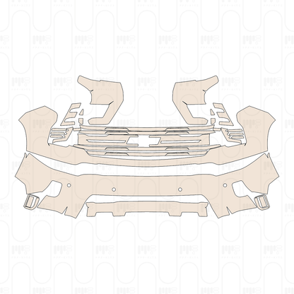 Pre-Cut PPF Chevrolet Silverado HD 2500 HD LTZ 2024