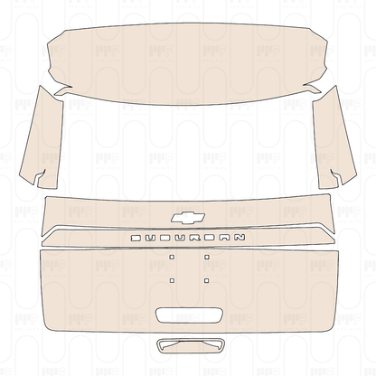 Pre-Cut PPF Chevrolet Suburban RST 2025