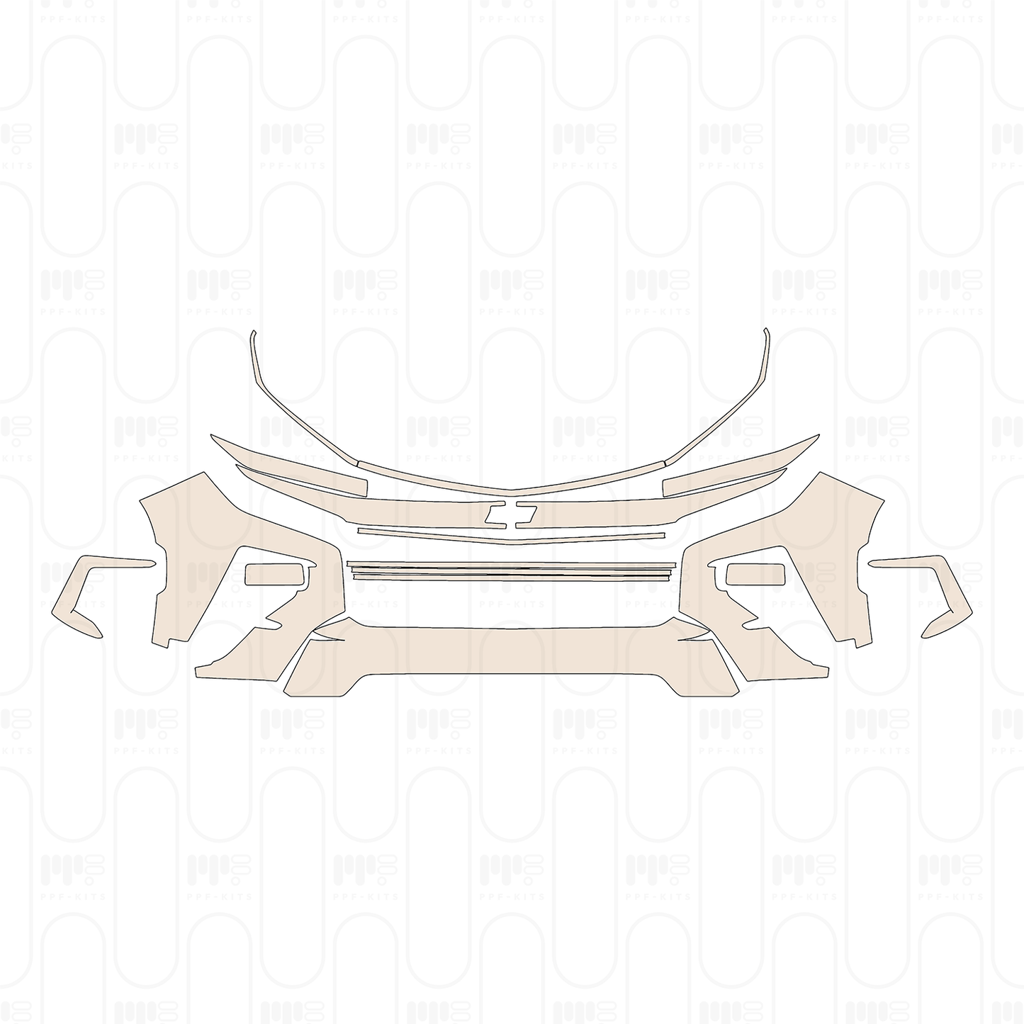 Pre-Cut PPF Chevrolet Traverse LS 2024