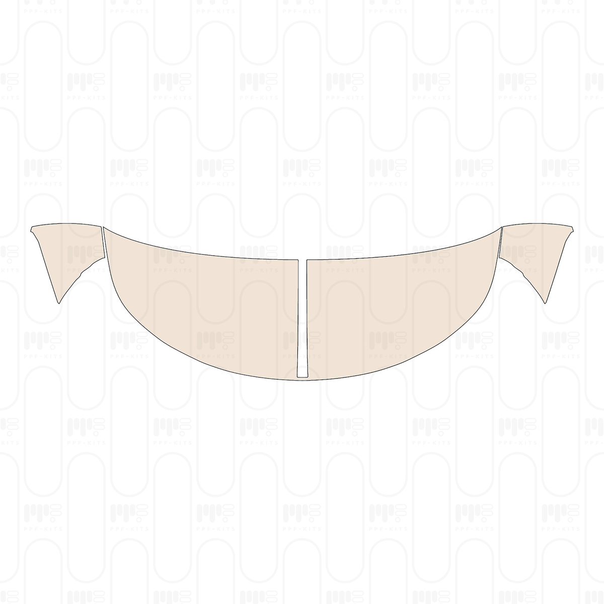 Pre-cut PPF pattern: Hood + Fender - DS