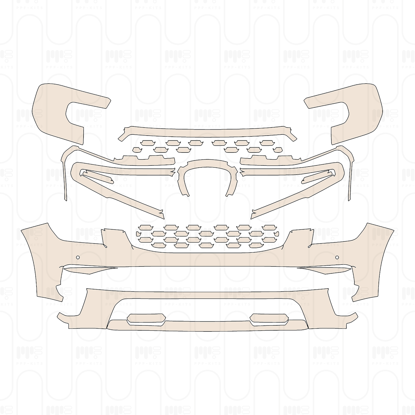 Pre-Cut PPF Ford Everest Sport 2023