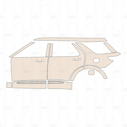 Pre-Cut PPF Ford Explorer (US) Platinum 2022