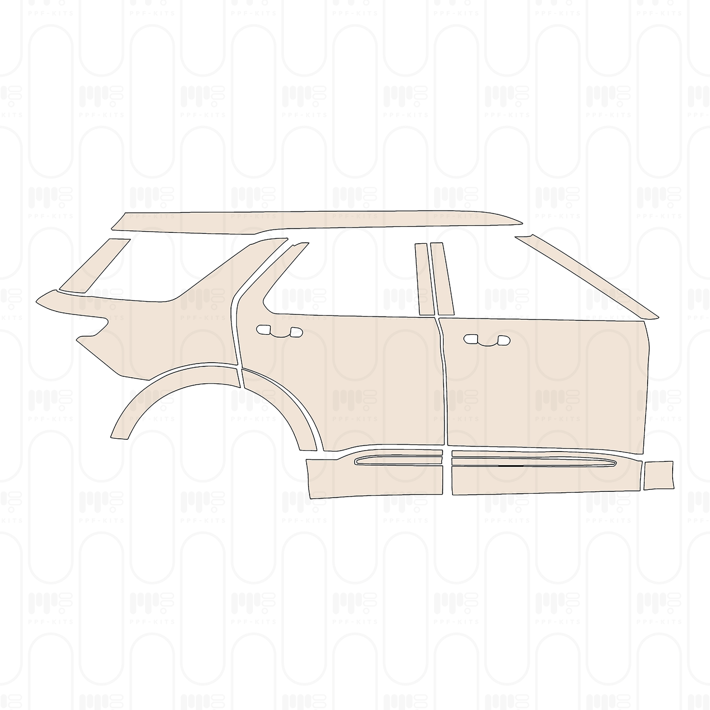 Pre-Cut PPF Ford Explorer (US) Platinum 2022