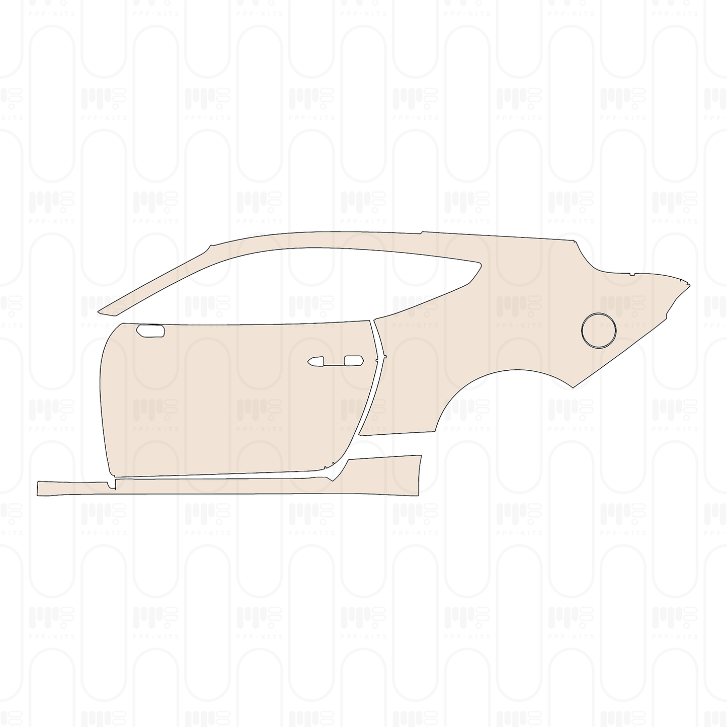 Pre-Cut PPF Ford Mustang Fastback GT Premium 2024