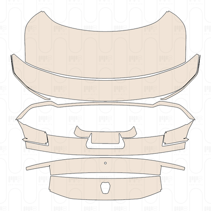 Pre-Cut PPF Ford Mustang Fastback Dark Horse Premium 2024
