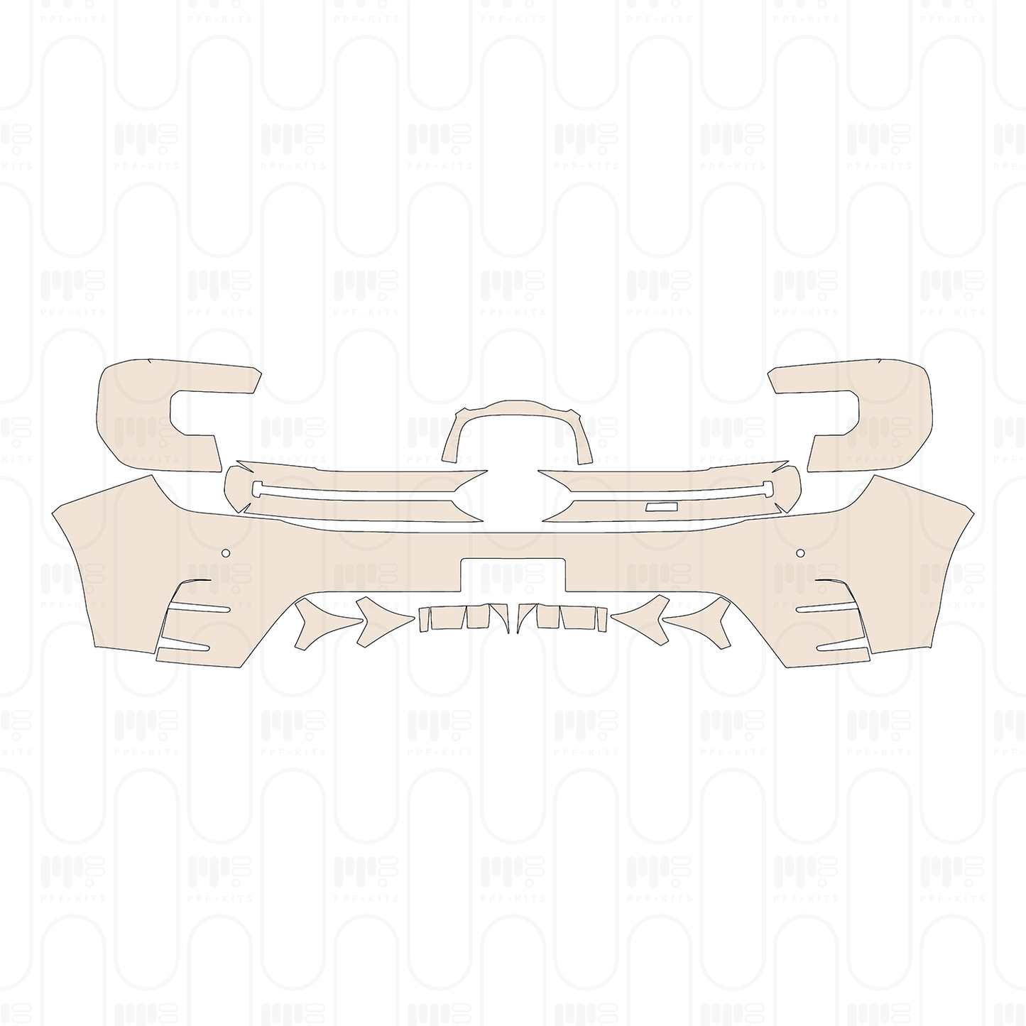 Pre-Cut PPF Ford Ranger (EU) MS-RT Double Cab 2025