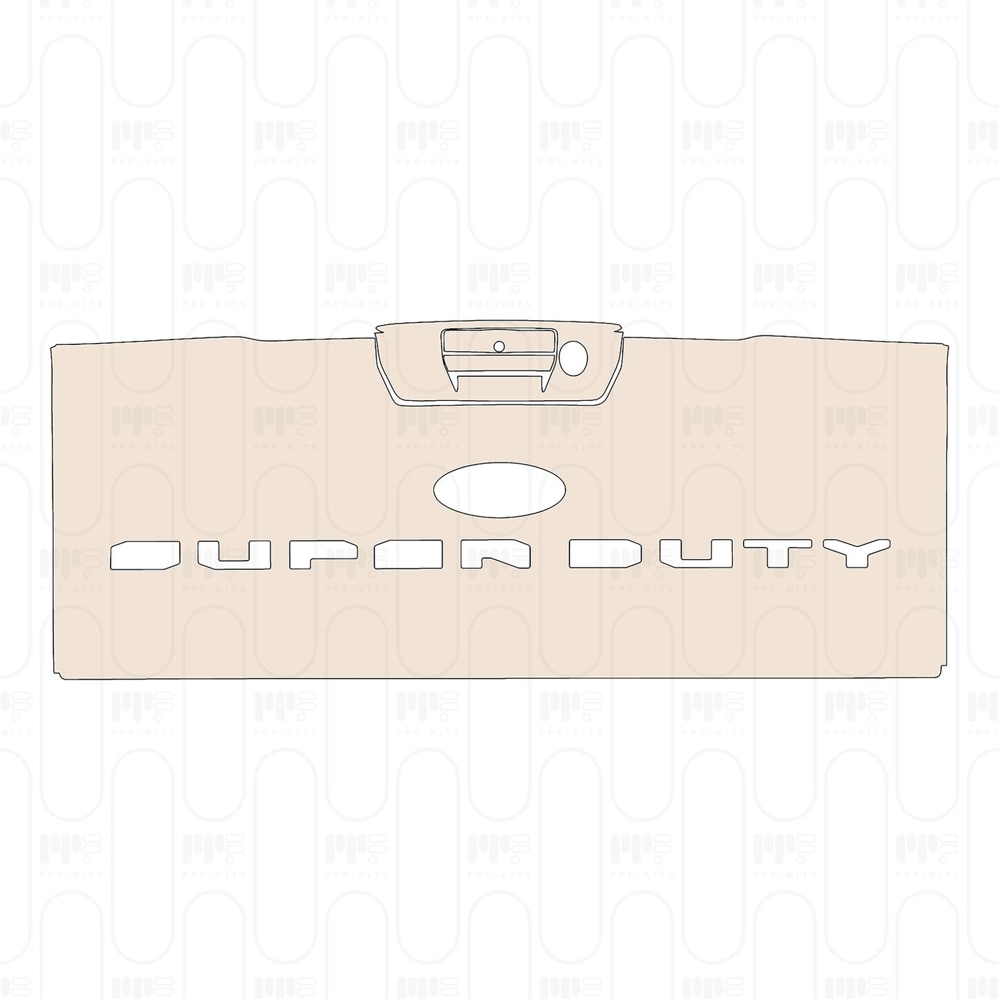 Pre-Cut PPF Ford Super Duty F-250 Crew Cab Lariat 2023