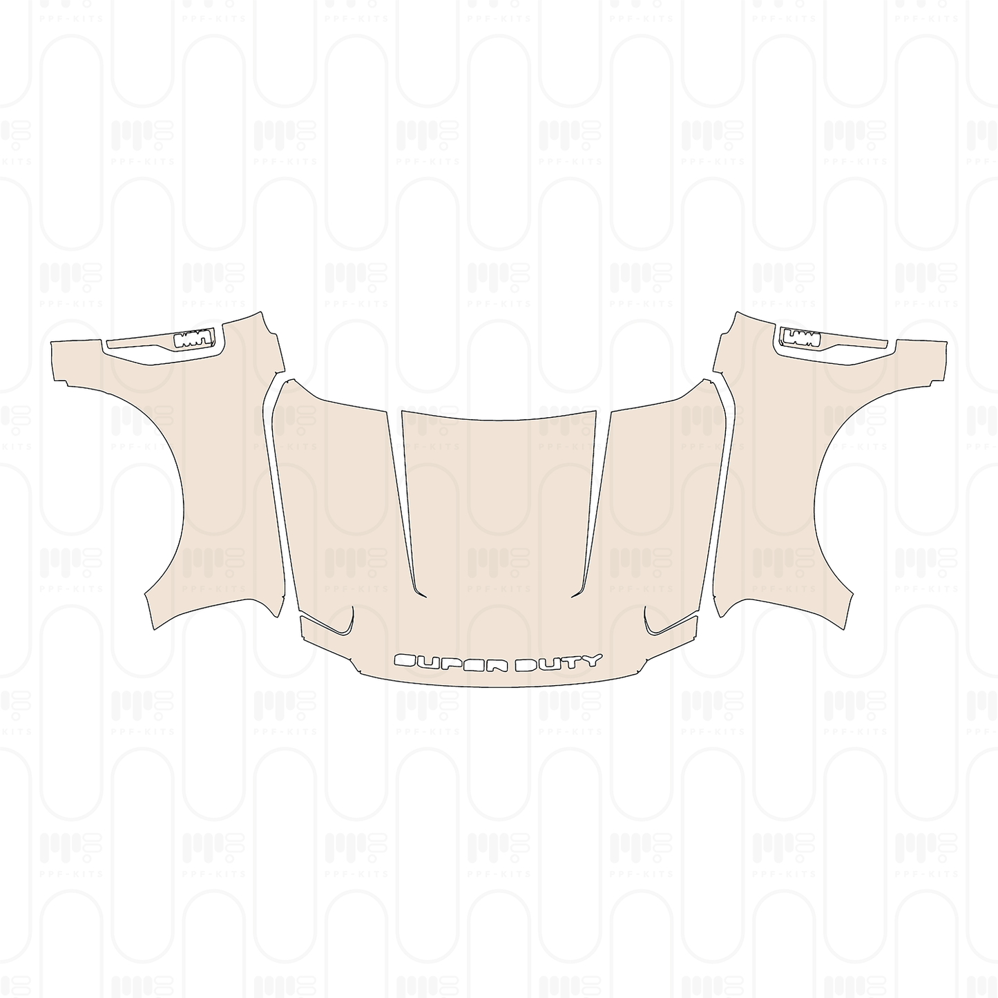 Pre-Cut PPF Ford Super Duty F-250 Crew Cab King Ranch 2023