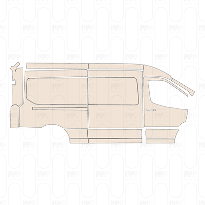 Pre-Cut PPF Ford Transit (US) Medium Roof Long 2022